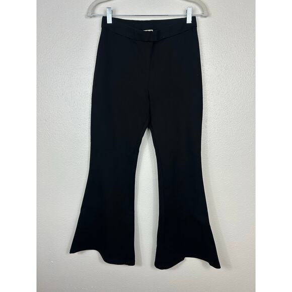 Emerson Fry Pull on Layering Cropped Flare Pant Black Small - Picture 3 of 8